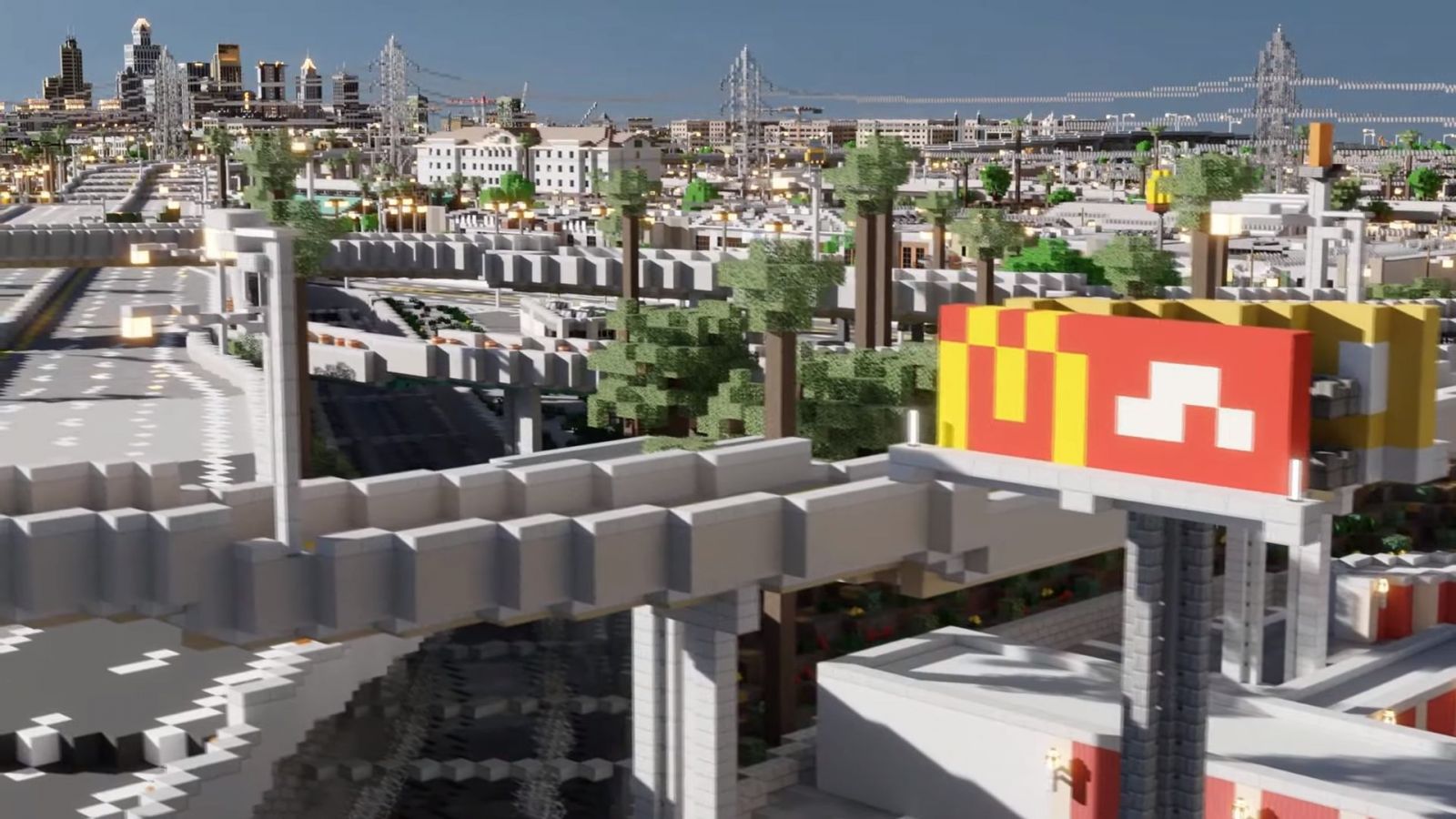 Najväčší projekt v Minecrafte, Los Angeles v mierke 1:1. Viac ako 400 hráčov ho buduje už 9 rokov a nie sú ani v polovici.