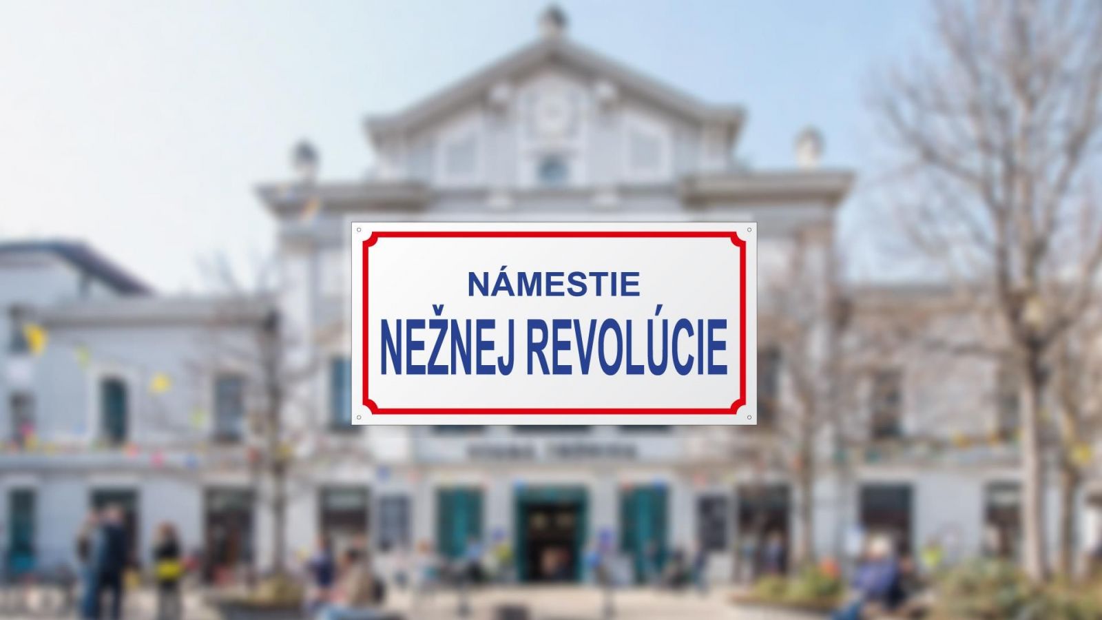 Námestie Nežnej revolúcie je oficiálne otvorené. „Ďakujeme, že veríte láske a demokracii,“ povedal Matúš Vallo na záver podujatia