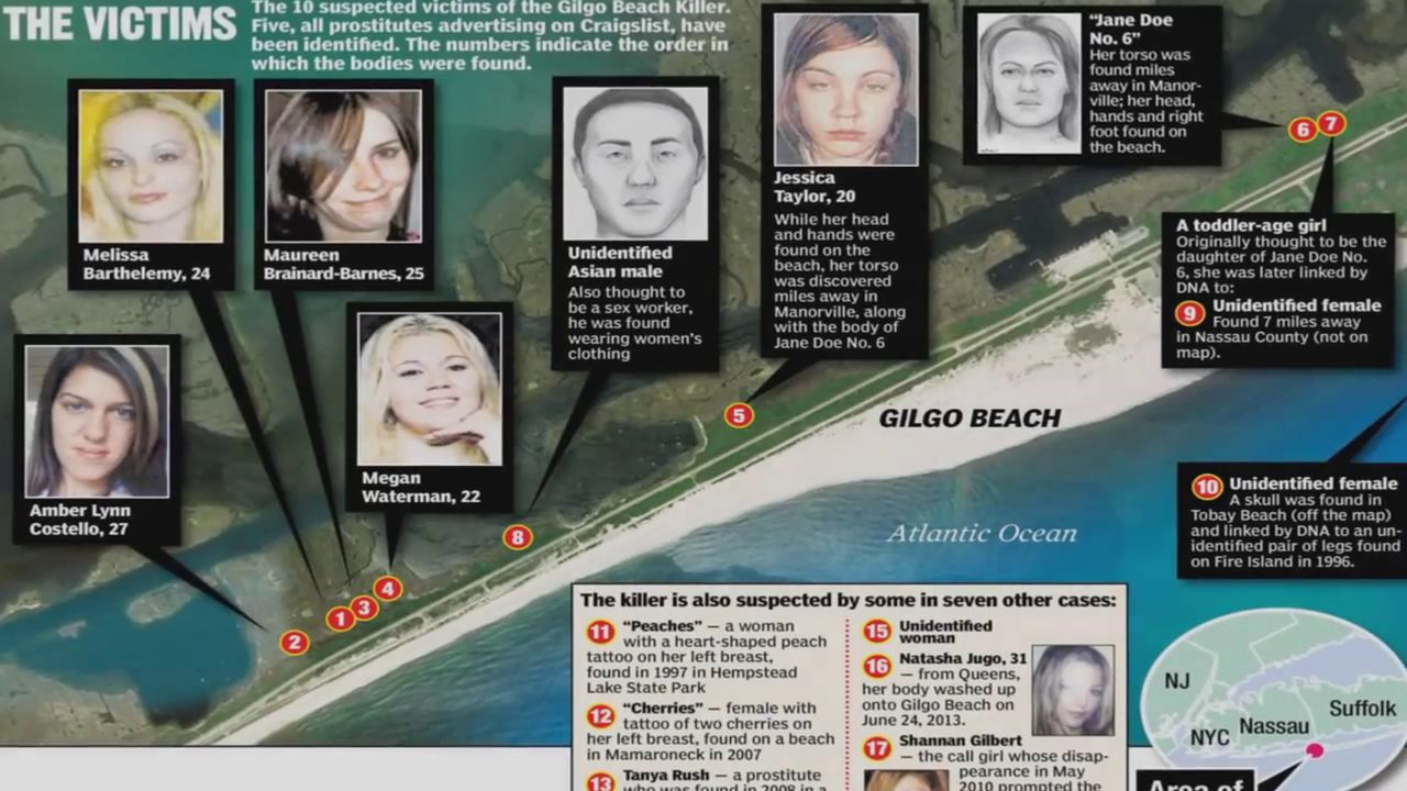Sériový vrah z Long Island, ktorý má na svedomí 10 obetí je do dnešného dňa na slobode. Kto je vrah?