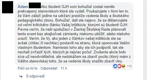 Bratislavské gymnázium pod tlakom hoaxov a dezinformačným médií zrušilo akciu podporujúcu práva LGBTI