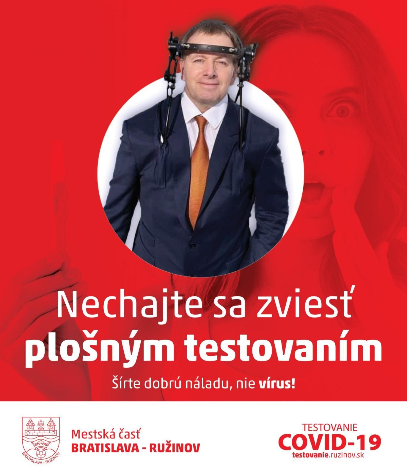 Mestká časť Ružinov svojimi grafikami na propagáciu testovania konkuruje aj najlepším slovenským meme stránkam.