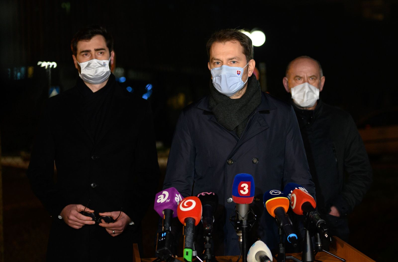 Včerajšia tlačová konferencia o pandemickej situácii v Nitre.