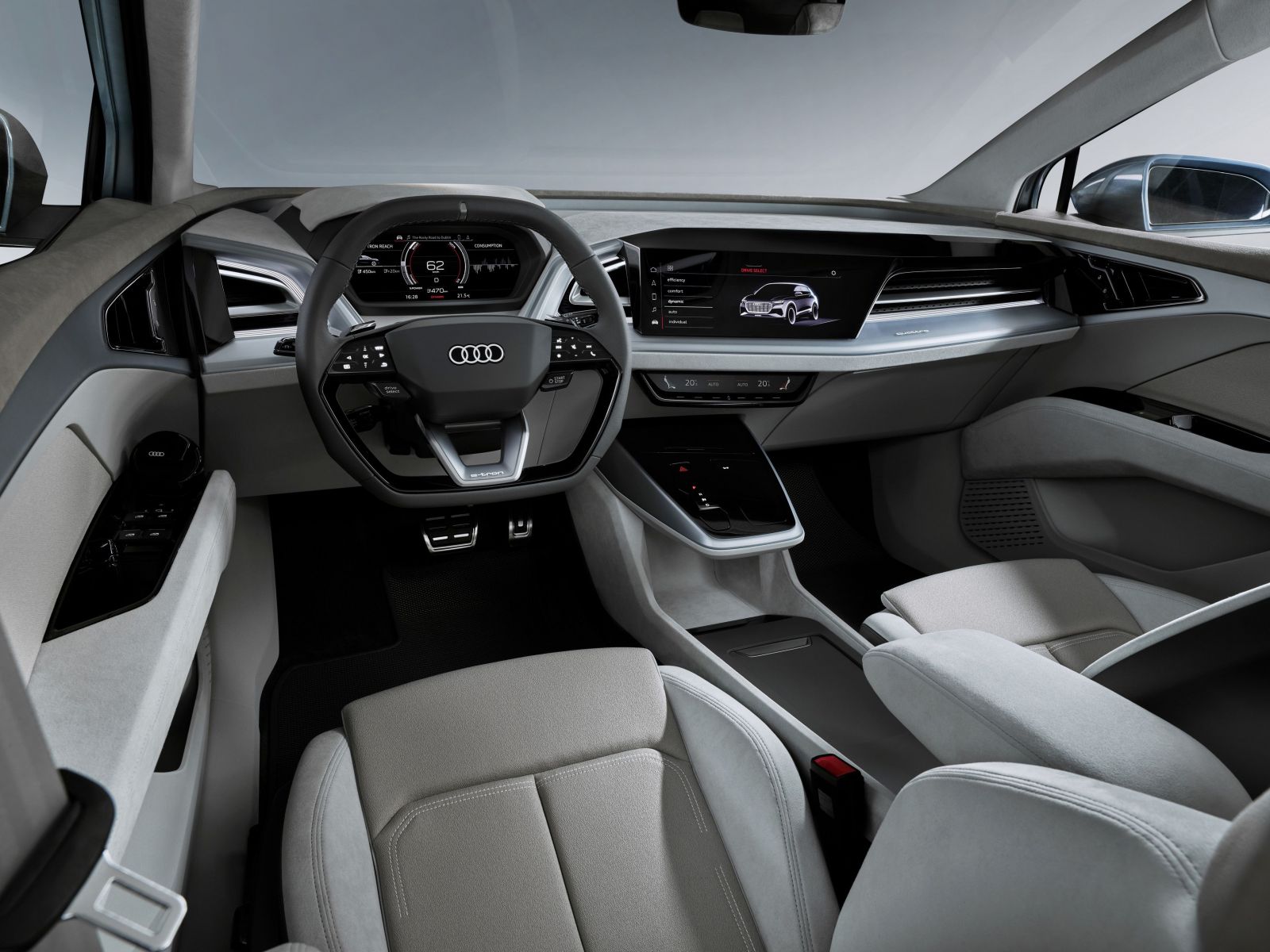 Audi prezentuje ďalšie agresívne SUV. Čisto elektrická Q4-ka má 306 koní a dojazd 450 km