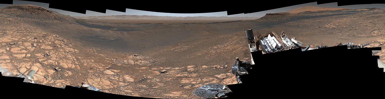 Sonda Curiosity poslala z Marsu zatiaľ najdetailnejšiu panorámu. Je zložená z vyše 1 000 fotografií