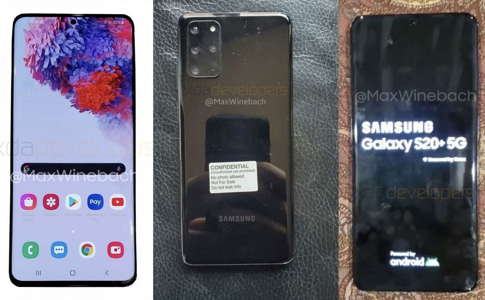 Objavili sa prvé fotky nového Samsungu Galaxy S20+. Špičkový smartfón príde už vo februári