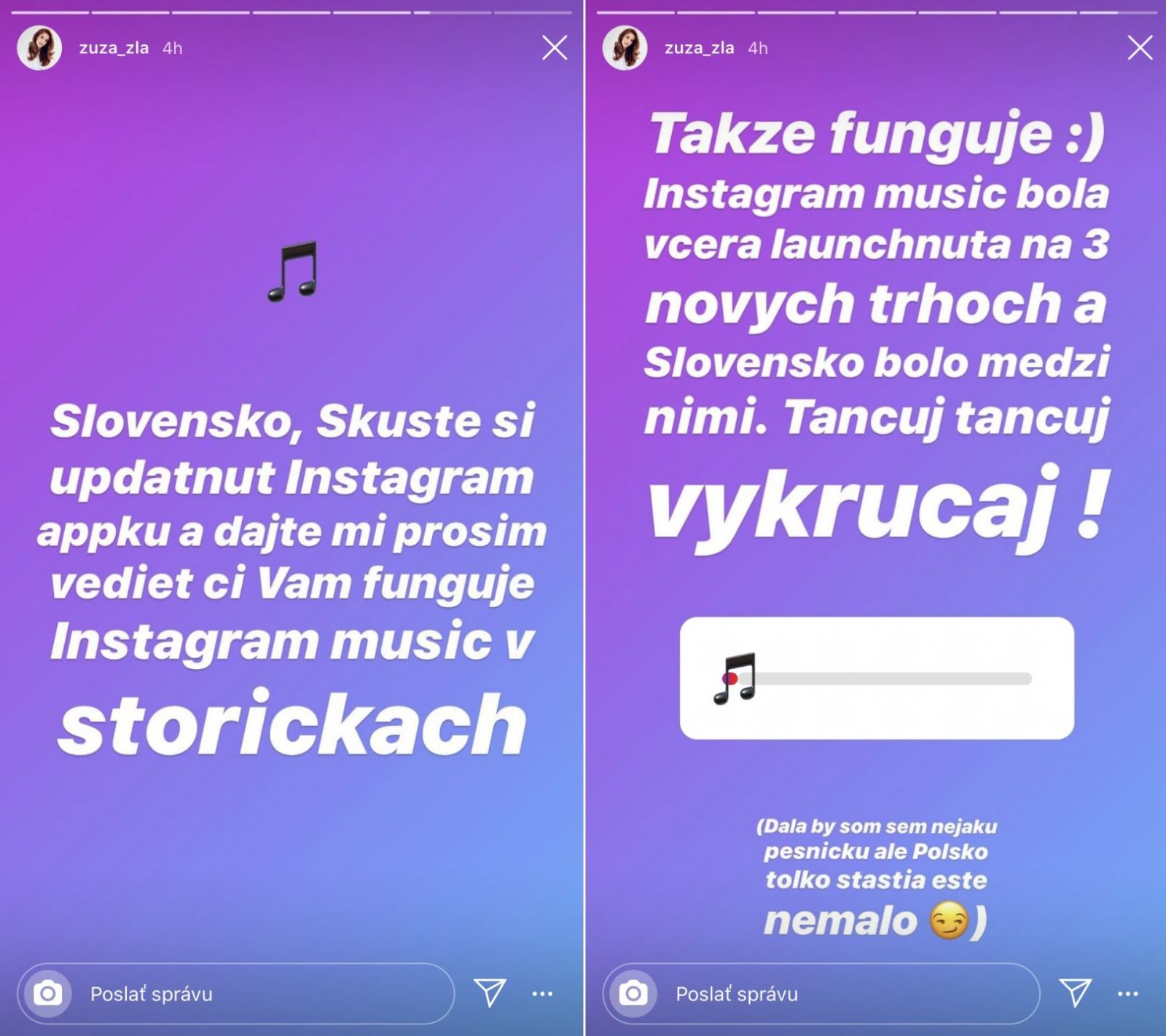Hudbu do Stories na Instagrame už môžeš pridávať aj na Slovensku