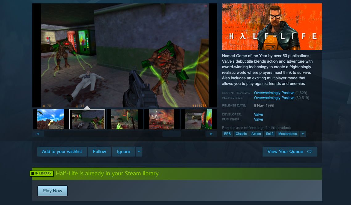 Blíži sa vydanie Half-Life: Alyx. Staršie kultové tituly zo série sú na Steame dostupné úplne zadarmo.