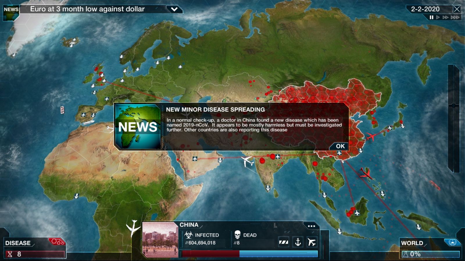 Plague Inc: Evolved - vyskúšali sme, ako sa šíri virtuálny koronavírus v počítačovej hre