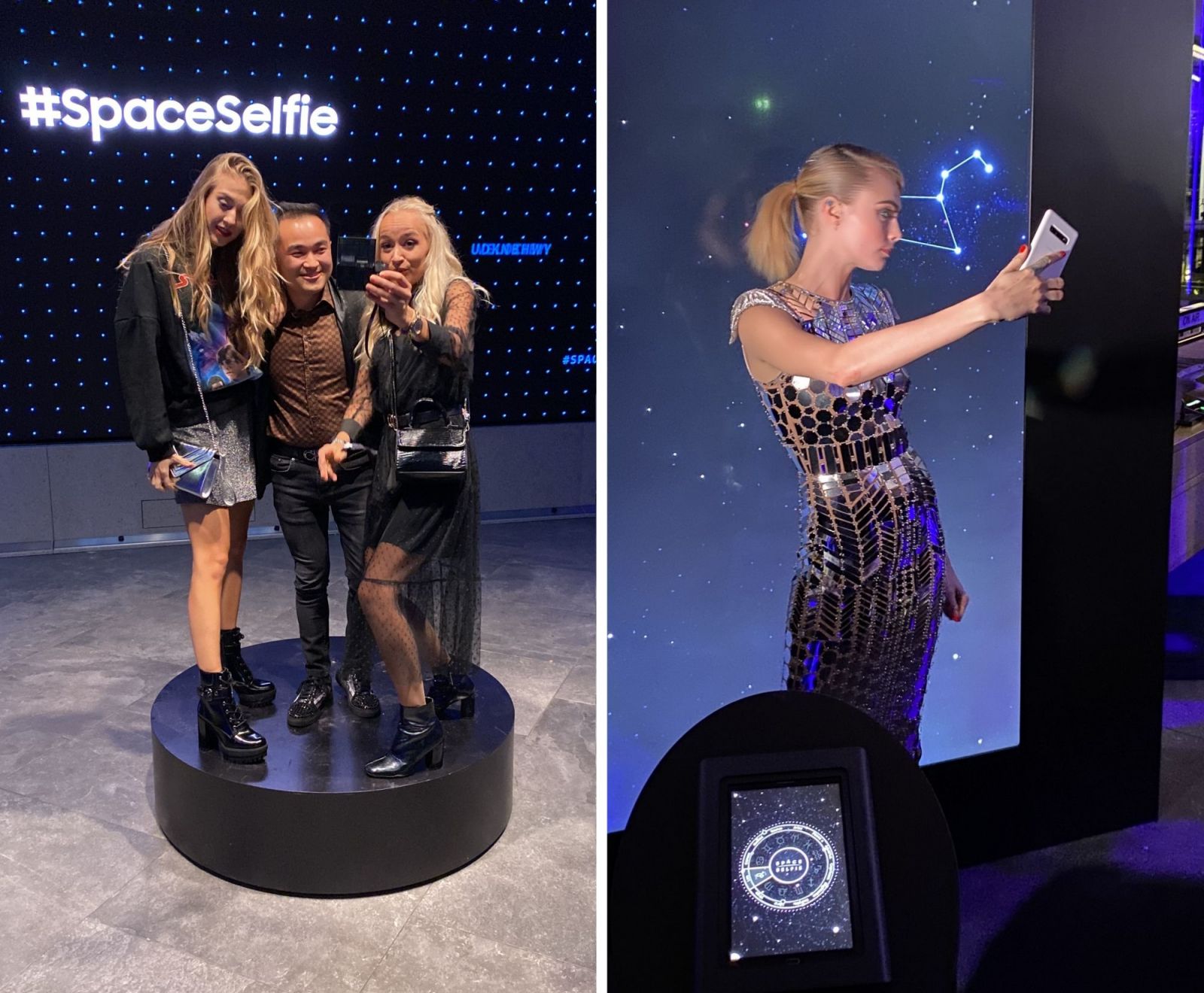 Samsung a herečka Cara Delevingne ukázali prvú selfie, ktorú pošlú do vesmíru