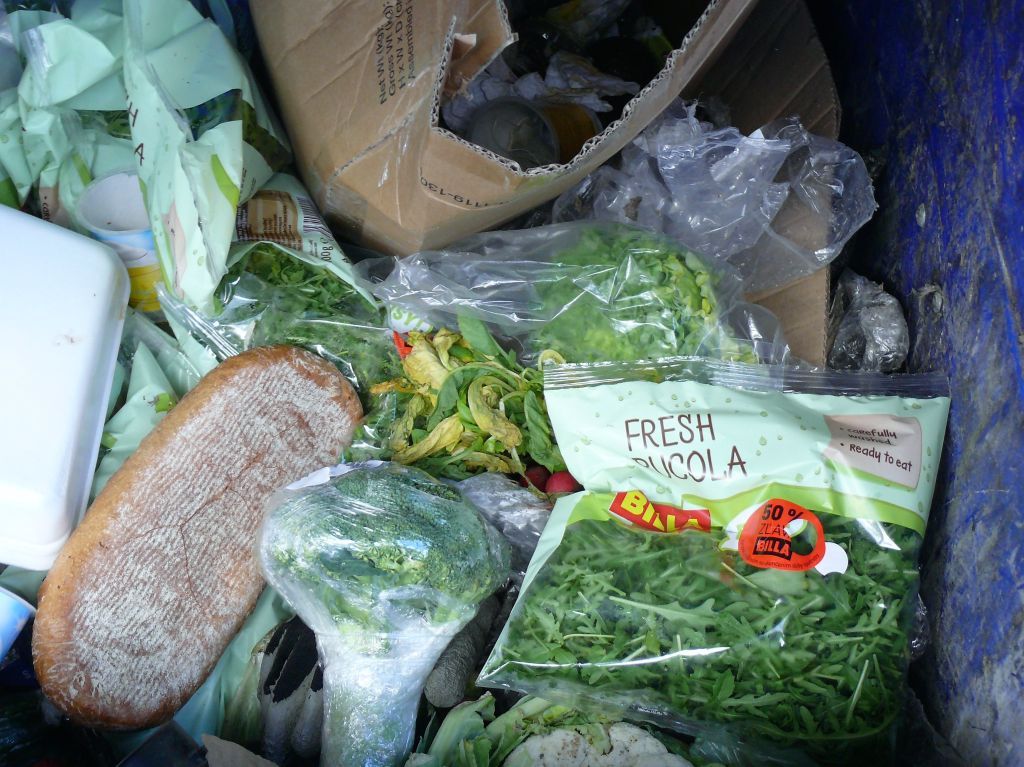 FOTO: Jedlo na Bartislavskom sídlisku, ktoré vyhodil supermarket po Vianociach