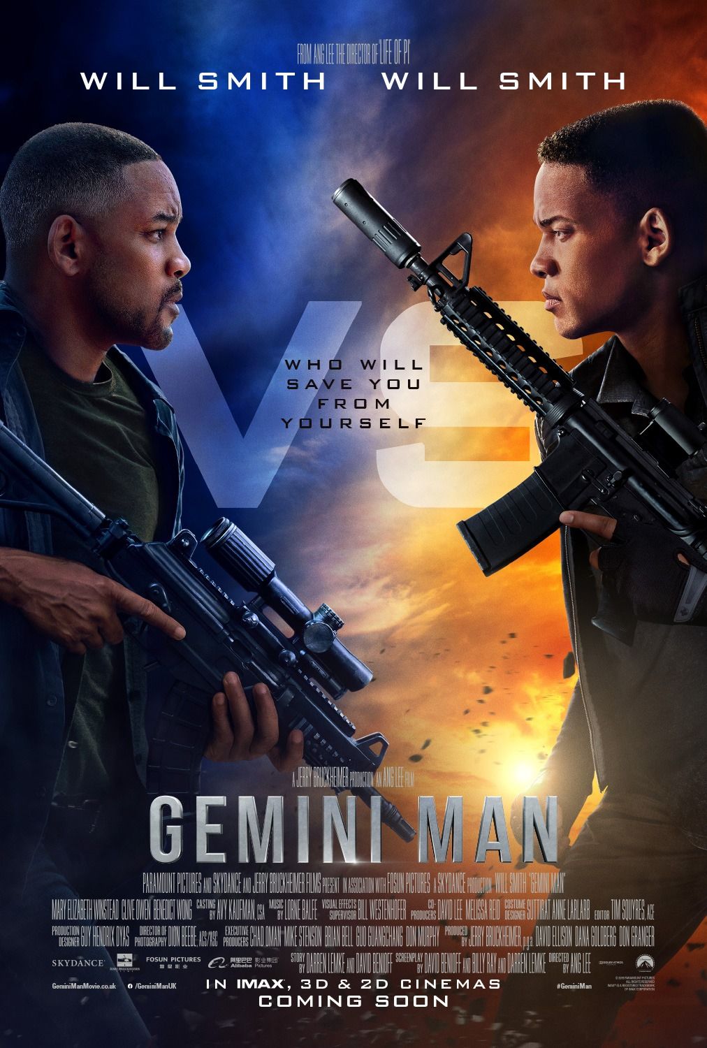 Will Smith je v akčnom sci-fi Gemini Man starnúci nájomný vrah, ktorého chce zabiť jeho vlastný klon