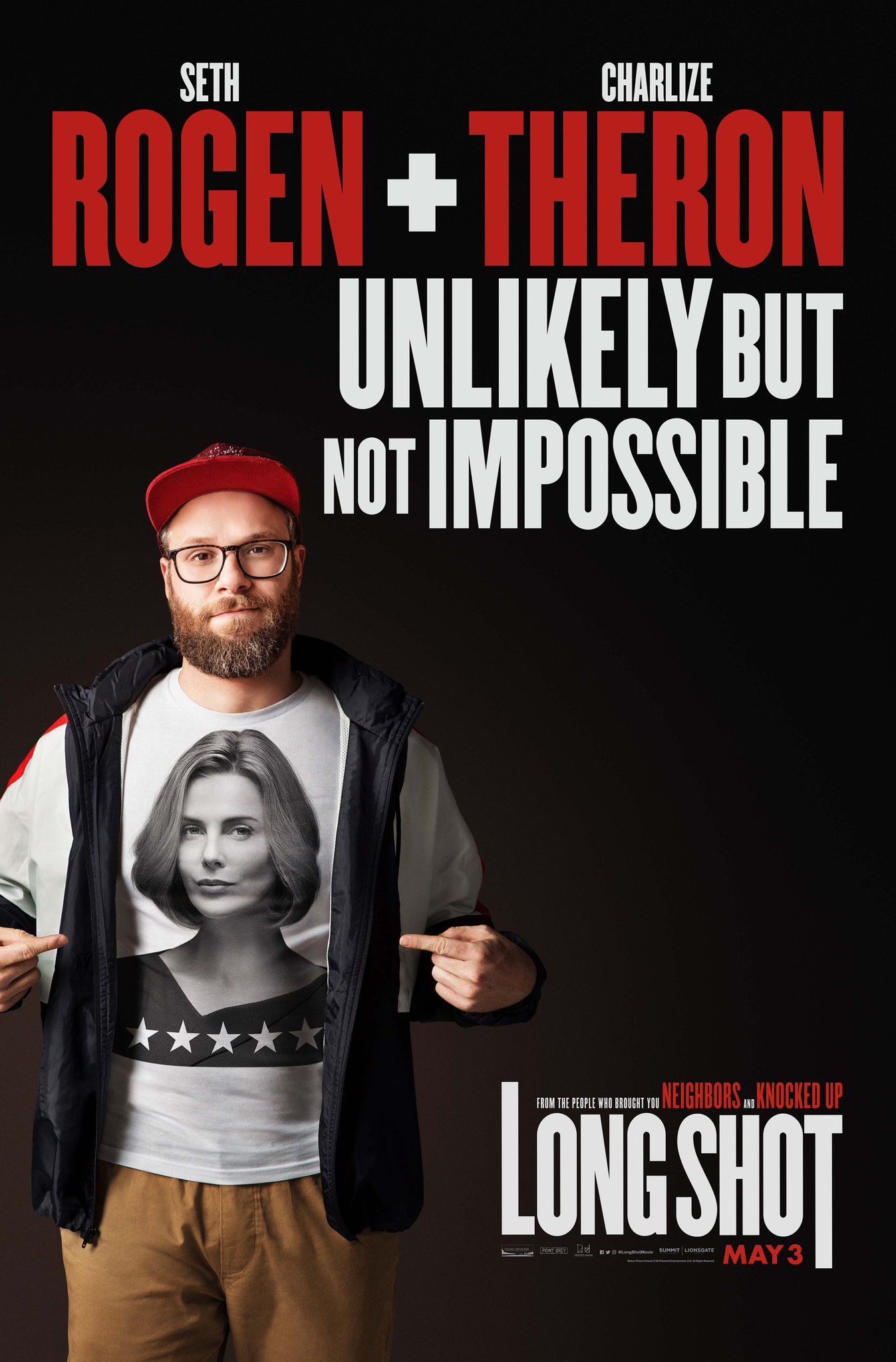 Seth Rogen sa v bláznivej komédii zamiluje do prezidentskej kandidátky na Charlize Theron, ktorá ho kedysi opatrovala