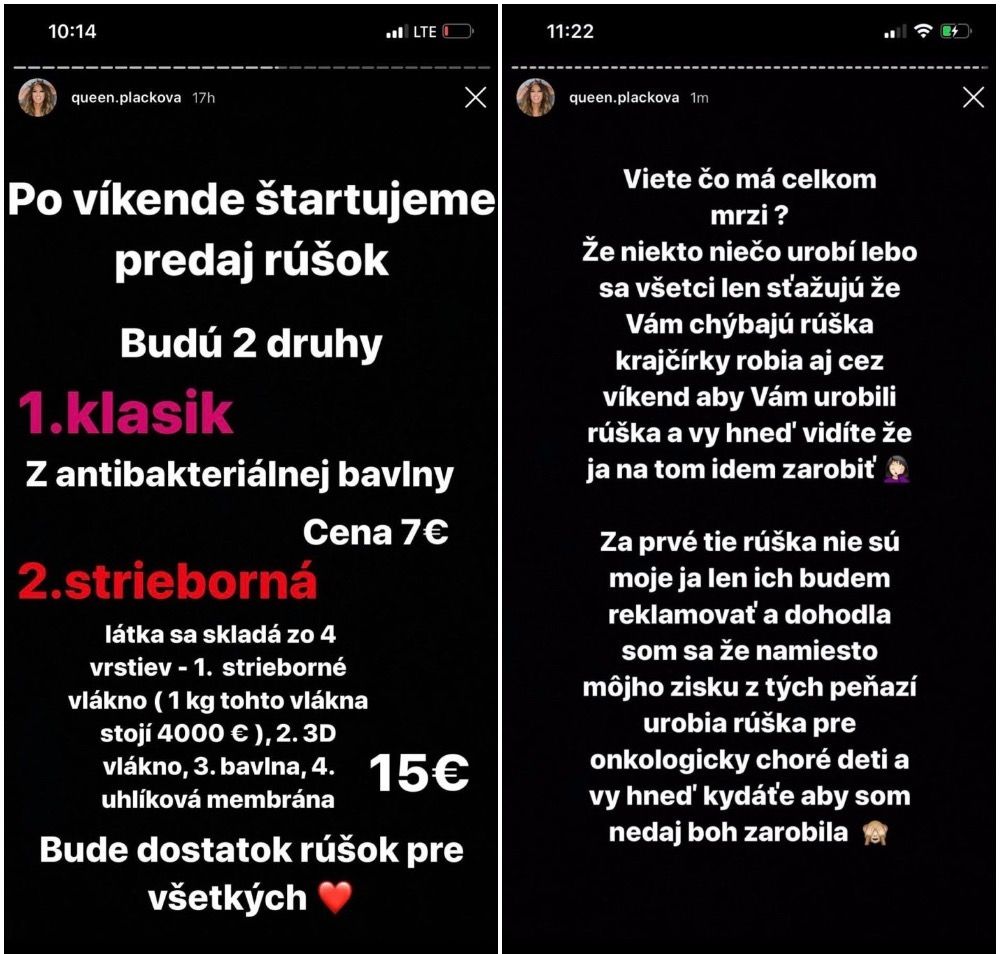 Ktoré česko slovenské celebrity na rúškach zarábajú a ktoré ich rozdávajú zadarmo?