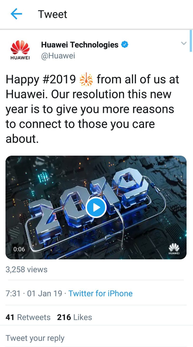 Pracovník společnosti Huawei poslal tweet z iPhonu. Přišli o pozici i peníze
