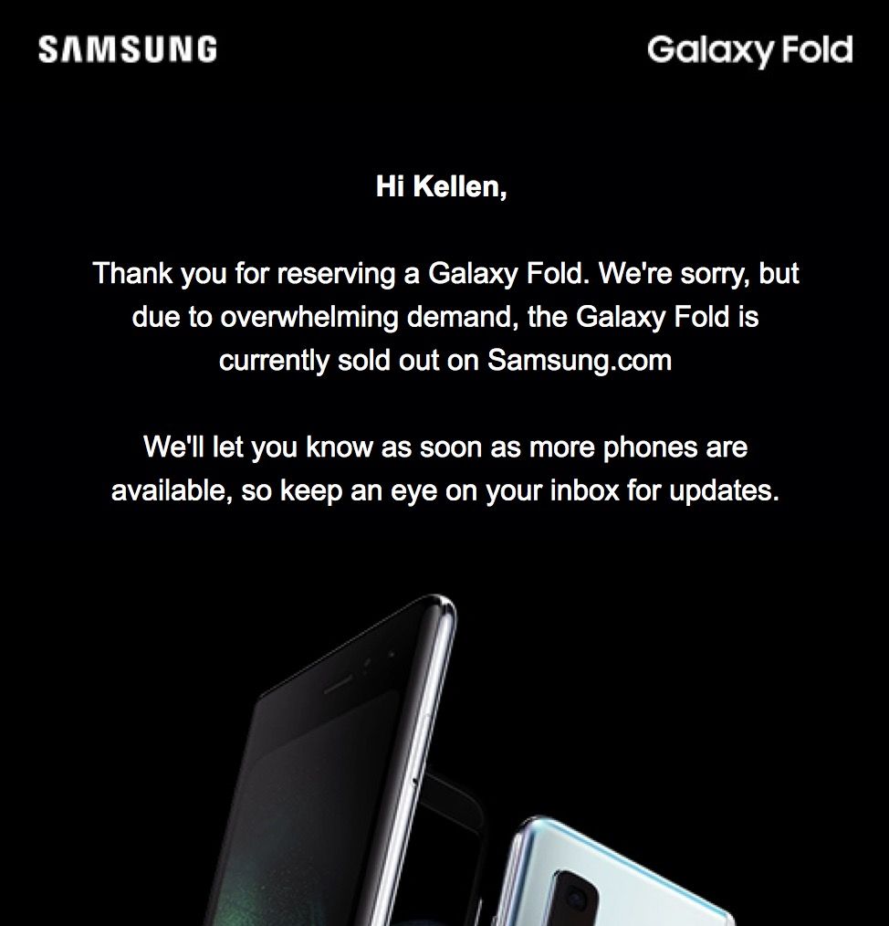 Samsung do světa vpustil jejich ohebný telefon. Byl ihned vyprodán