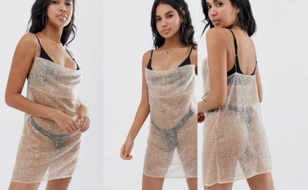 ASOS ponúka bizarné šaty, ktoré vyzerajú ako bublinková fólia