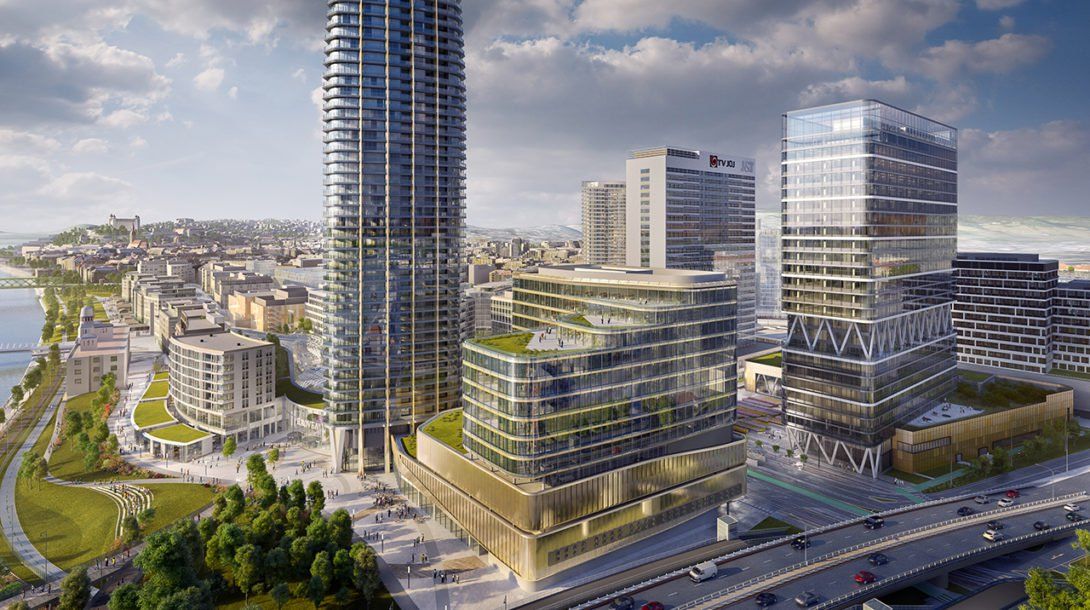 Súčasťou prvého slovenského mrakodrapu v Eurovei bude aj najmodernejšie kongresové centrum za 100 miliónov eur