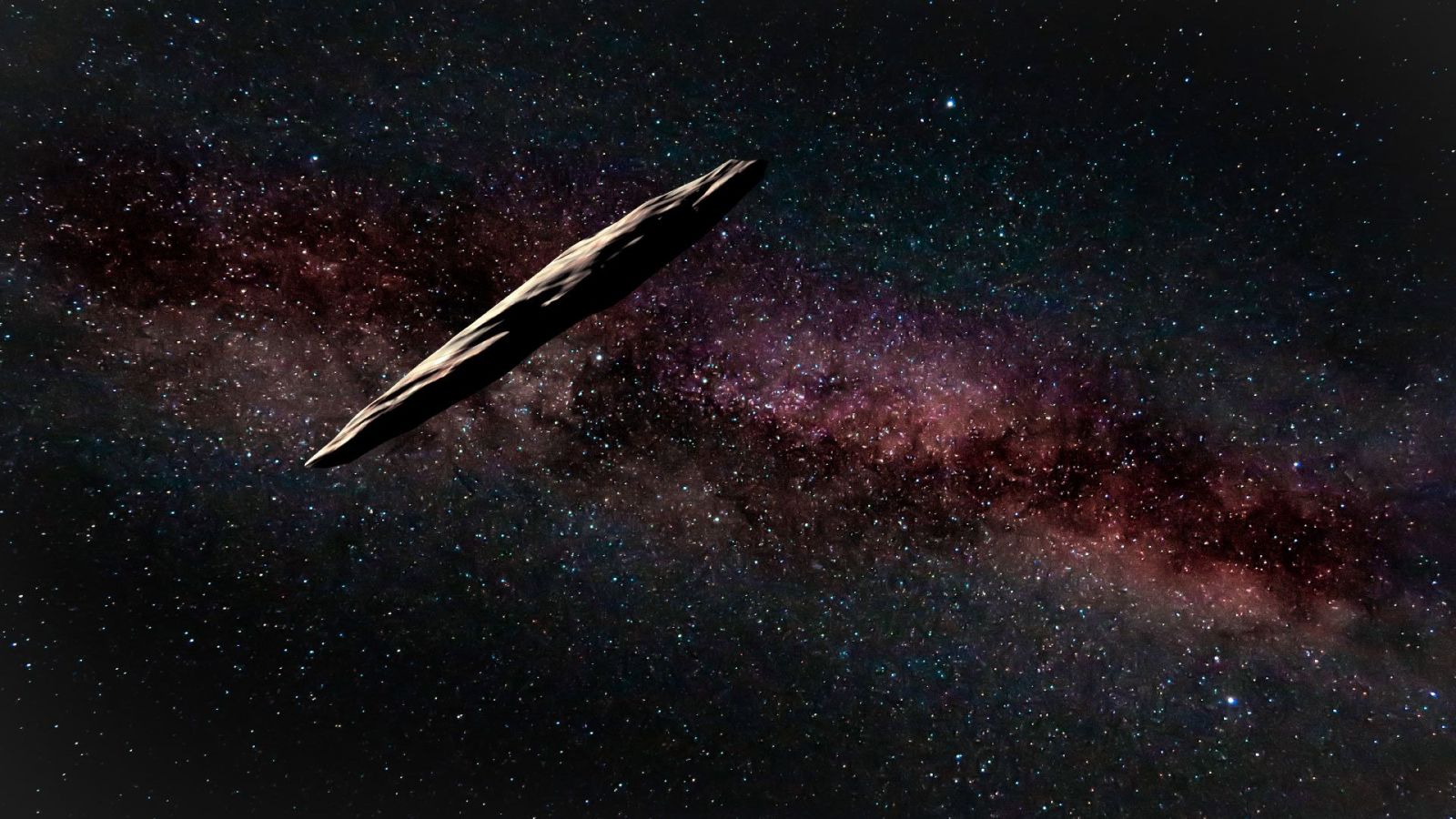 Oumuamua, asteroid s neobyčajným tvarom i pôvodom, vraj nie je výtvorom žiadnej cudzej civilizácie