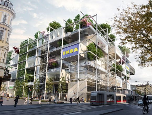 Novú viedenskú Ikeu navrhuje dizajnérska firma Querkraft