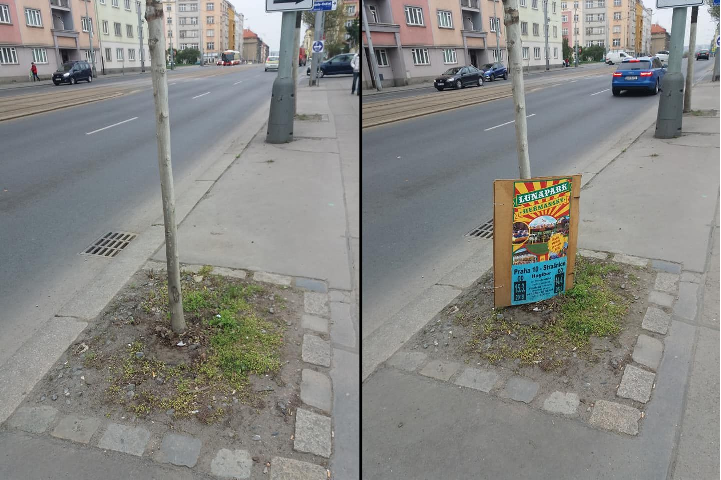 Češi strhávají ilegální reklamu ve městě. Bojují proti vizuálnímu smogu i nečestným podnikavcům