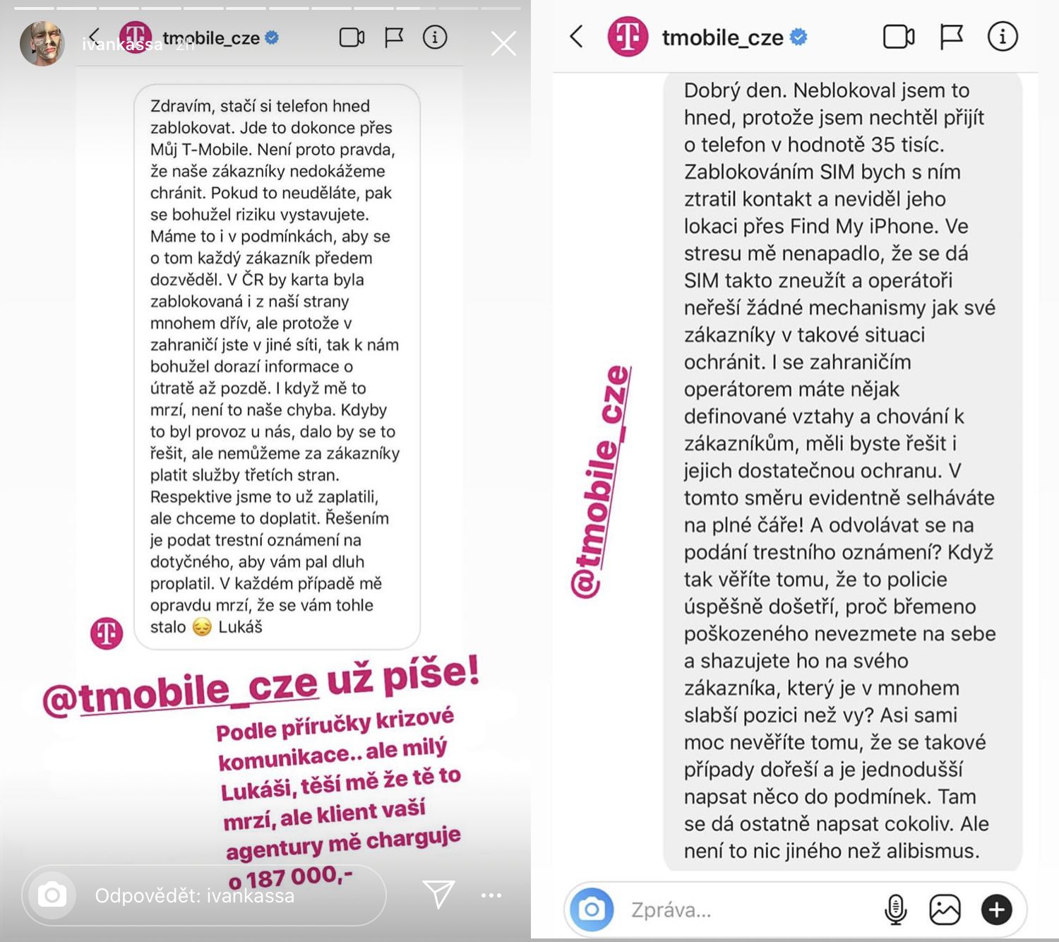 Českému fotografovi ukradli mobil a provolali statisíce. T-Mobile po něm vymáhá peníze, podvodům prý ale nijak nezabránil