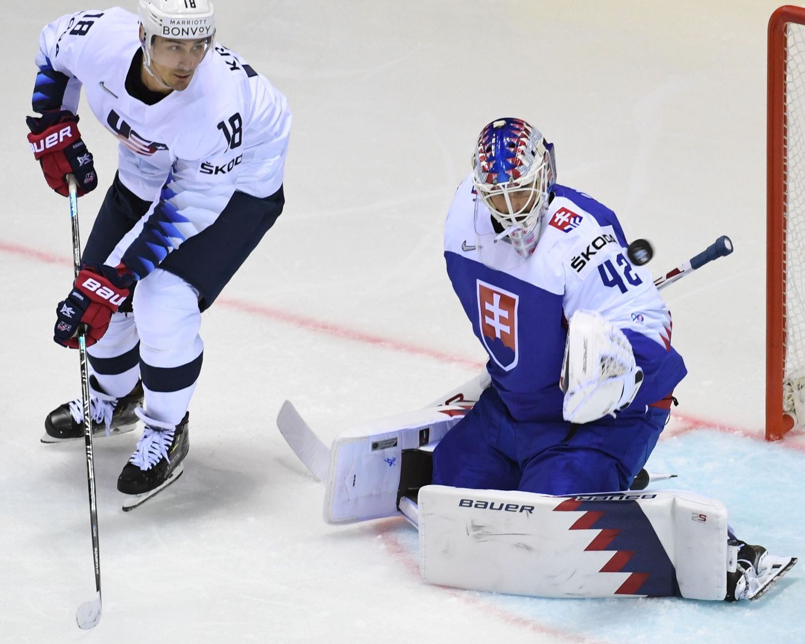 Slovensko po fantastickom výkone víťazí v zápase s USA