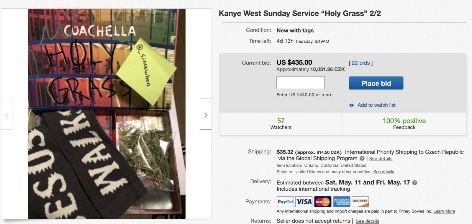 Kanye West buduje vlastnú cirkev gospelovými koncertami. „Svätá tráva“ z poľa, kde raper vystupoval, sa predáva za stovky dolárov
