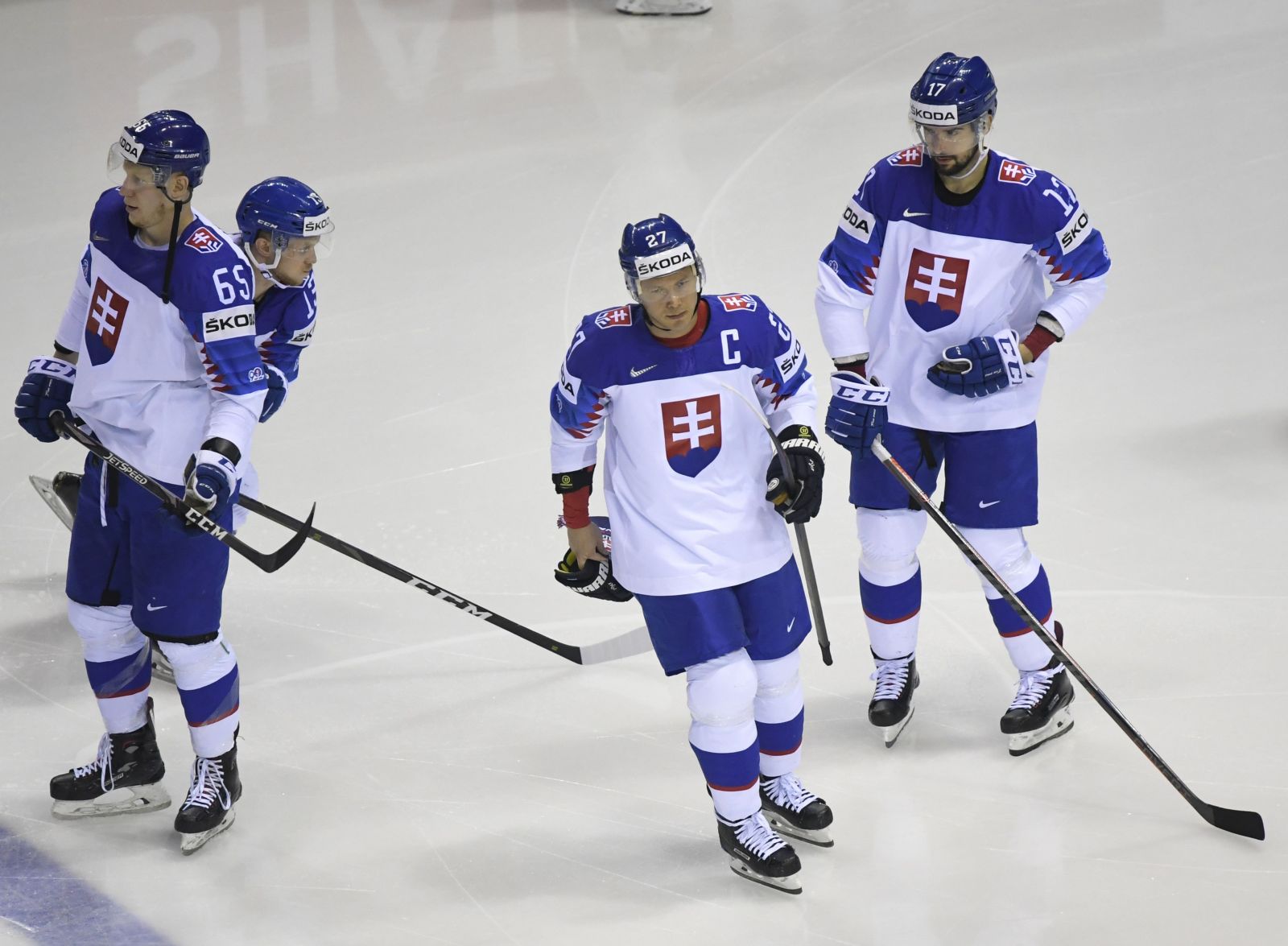 Slovenská hokejová reprezentácia rozstrieľala Dánsko a lúči sa s domácim šampionátom