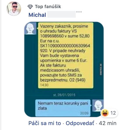 Slovenská sporiteľňa poslala výhernú SMS aj tým, ktorí 20 € nevyhrali. „Už som ich prepil,“ odkazuje zákazník