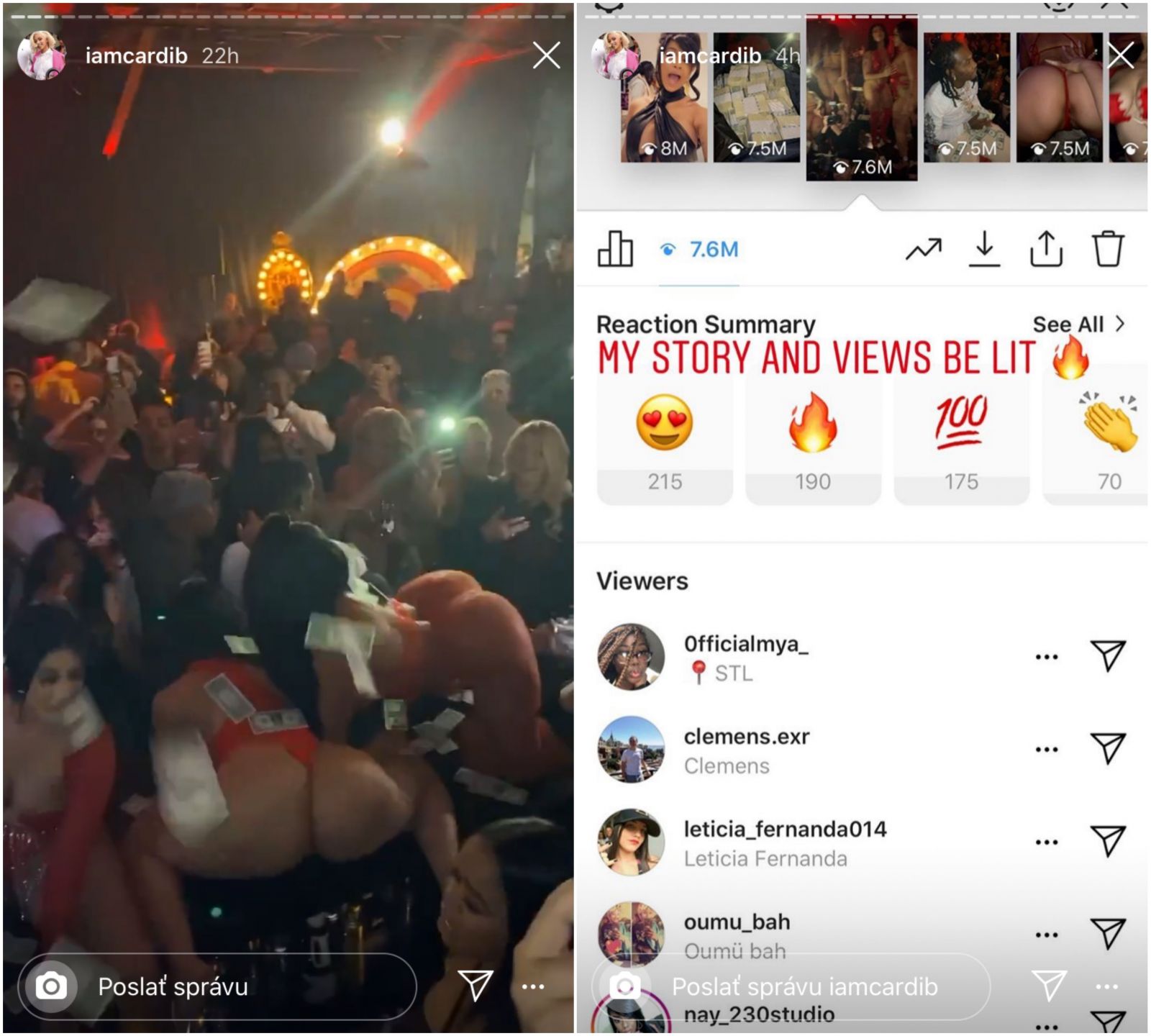 Cardi B dala Offsetovi pol milióna dolárov v hotovosti, on ich rozhádzal tanečniciam, ktoré natriasali zadkami v klube