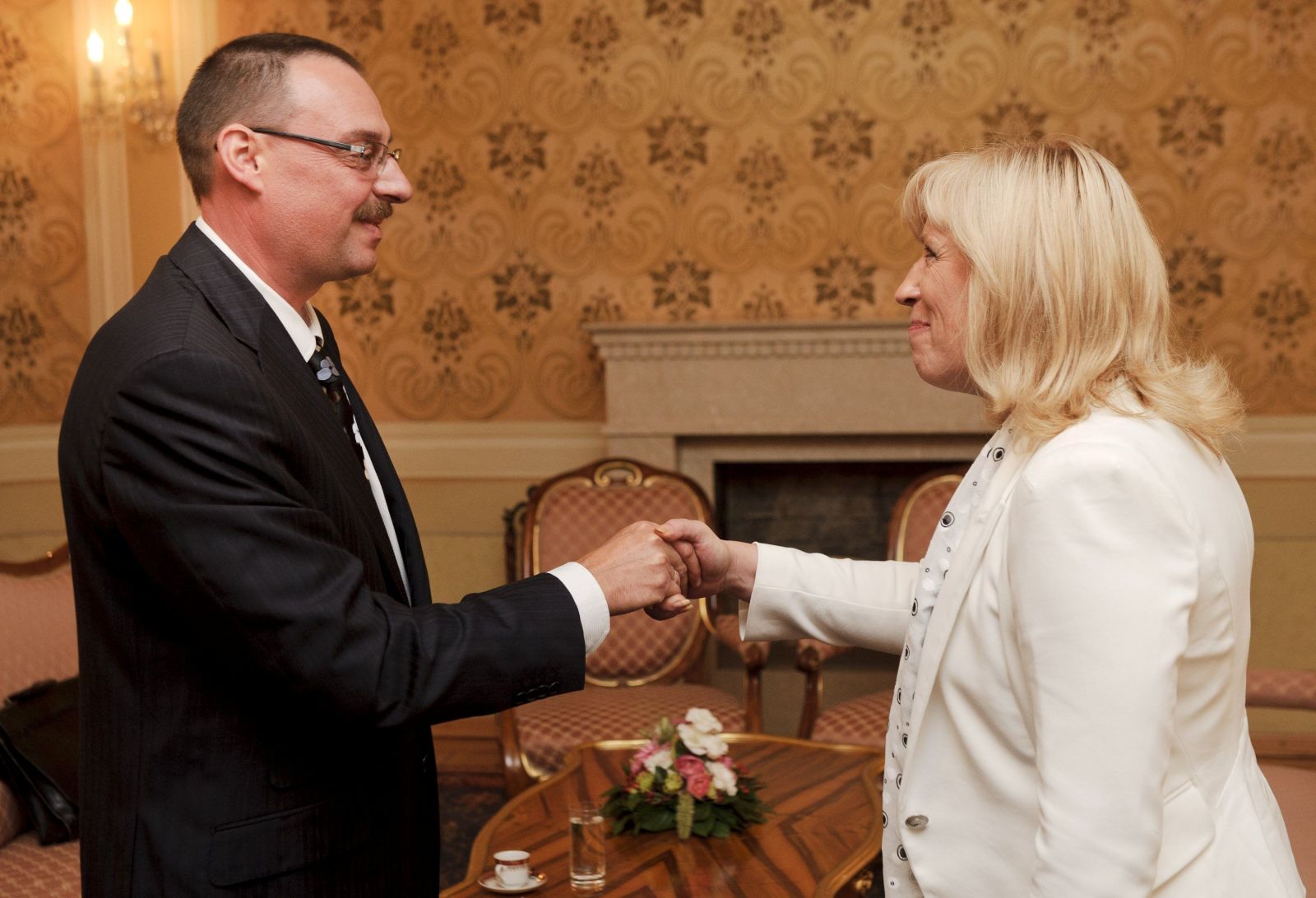 Bývalá premiérka Iveta Radičová počas prijatia  generálneho prokurátora Dobroslava Trnku 21.júla 2010