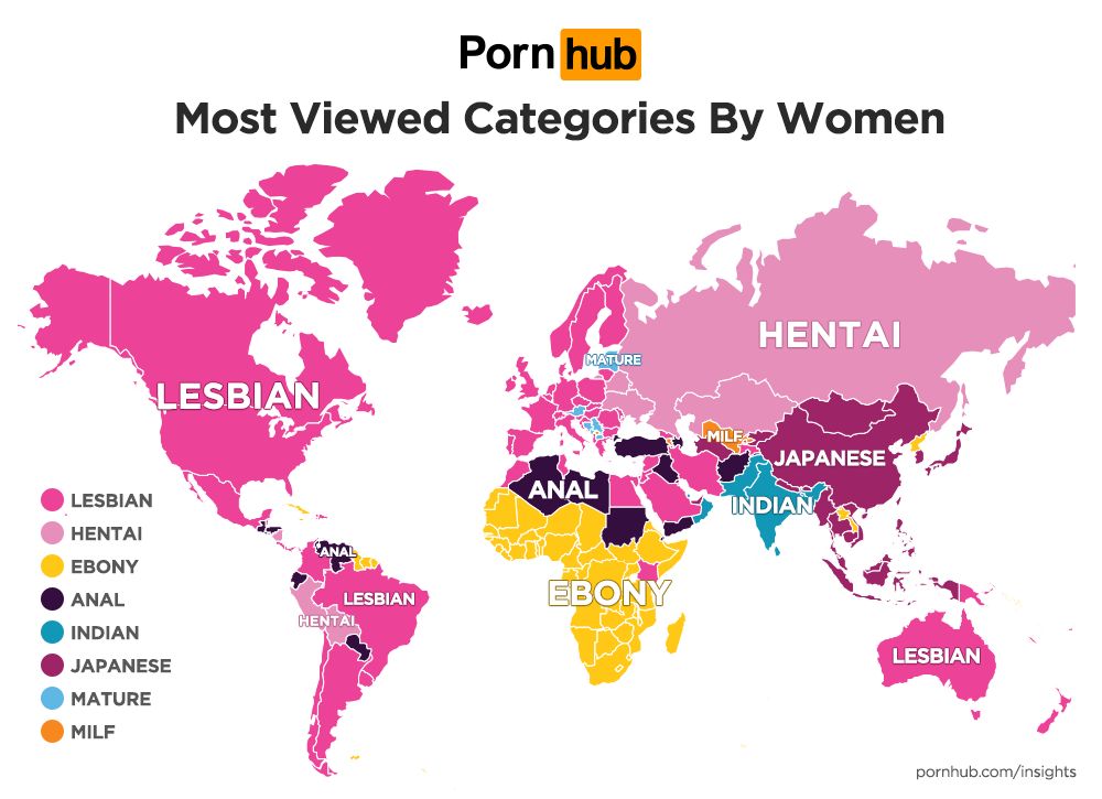PornHub zverejnil, aké kategórie vyhľadávalo nežné pohlavie počas MDŽ najviac
