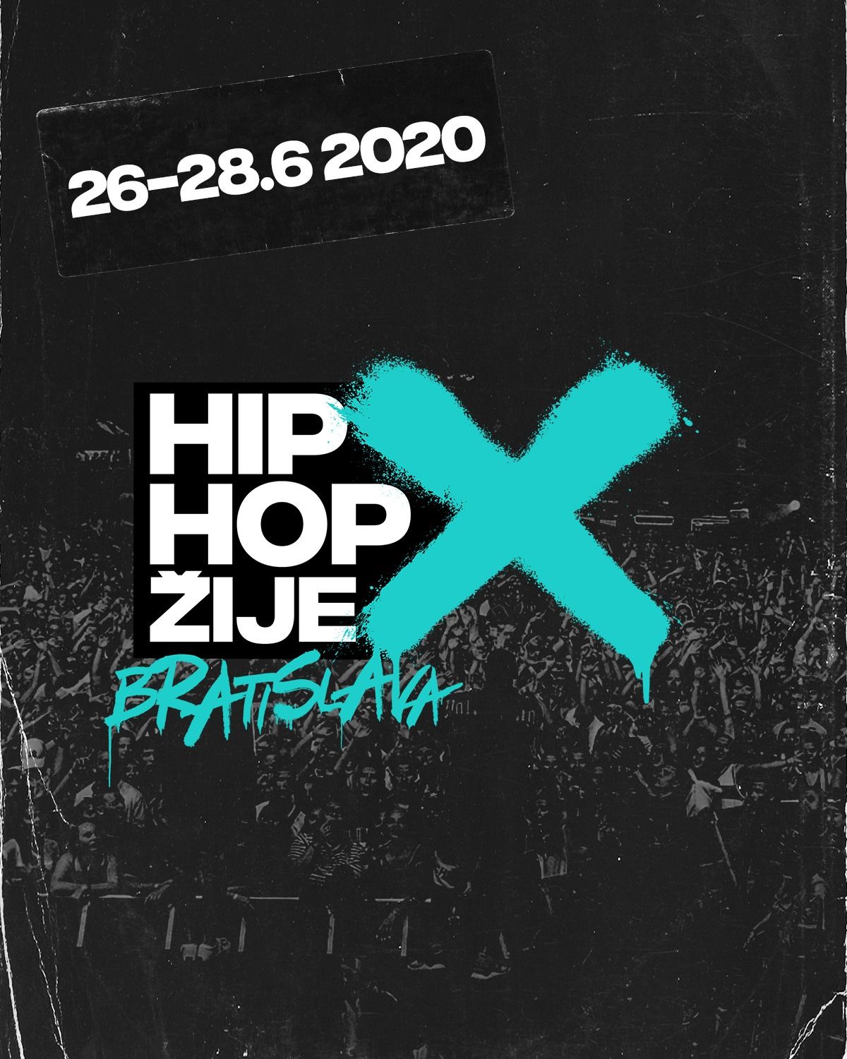Hip Hop Žije mení logo aj koncept festivalu, nič už nebude ako pred tým. Čo znamená písmeno X v novej grafike?