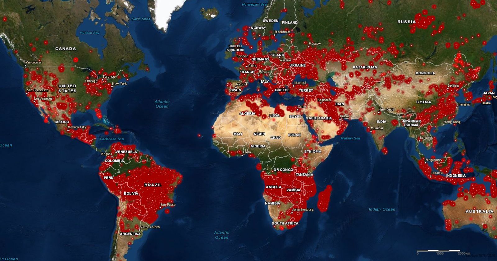 V Afrike je trikrát viac požiarov ako v Amazonskom pralese