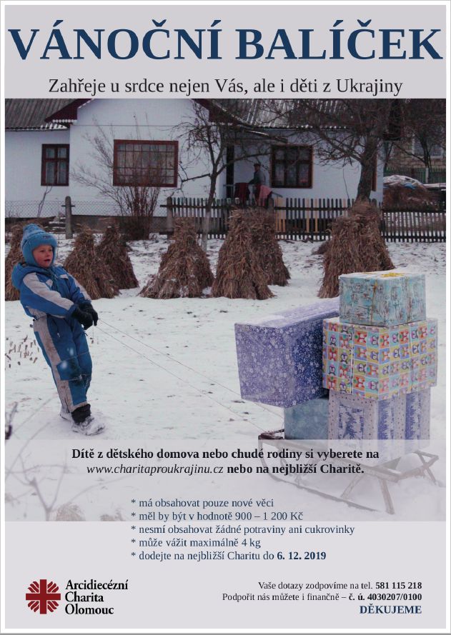 Staňte se Ježíšky a udělejte krásnější Vánoce ukrajinským dětem v nouzi